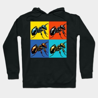 Pop Black Garden Ant Art - Cool Insect Hoodie